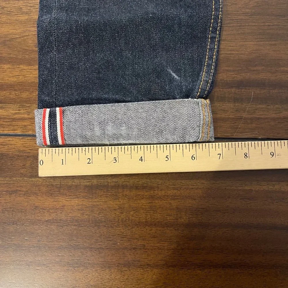 Goodale The Tailored Tapered Jean dark wash worn-in size 31x32